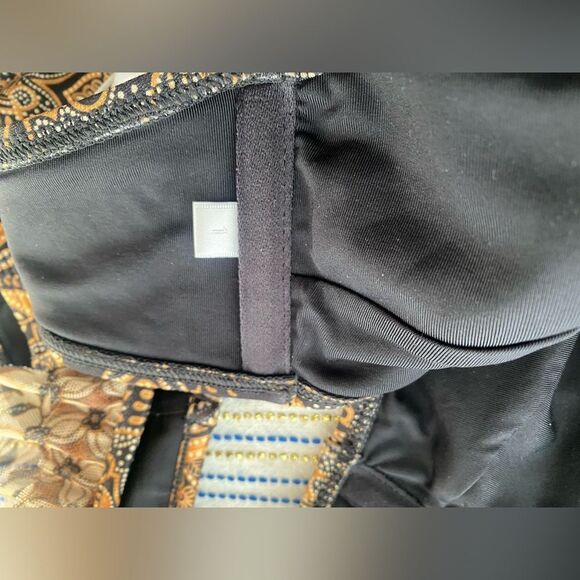 Zimmermann Tali Mesh Ruffle Bikini Swim Two-piece Brown Paisley Floral Sz 6 NWT - Picture 11 of 16